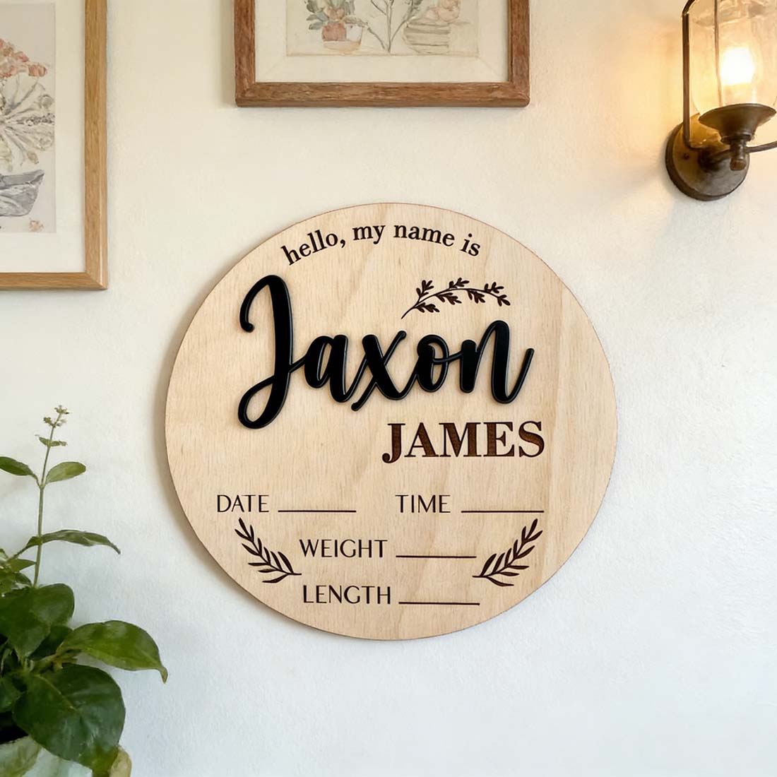 ป้ายประกาศข่าวดีสำหรับเด็ก 1 ช - Home Christmas Decor บทวิจารณ์และราคา