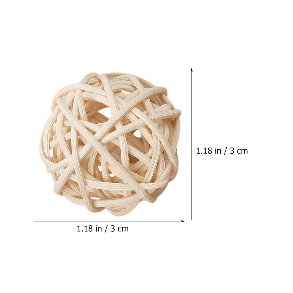 ลูกบอลหวายอโรม่าเธอราพี 20 ชิ้ - Home Decor Rattan บทวิจารณ์และราคา