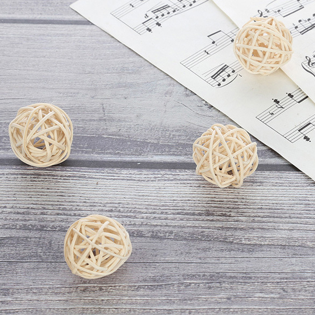 ลูกบอลหวายอโรม่าเธอราพี 20 ชิ้ - Home Decor Rattan บทวิจารณ์และราคา
