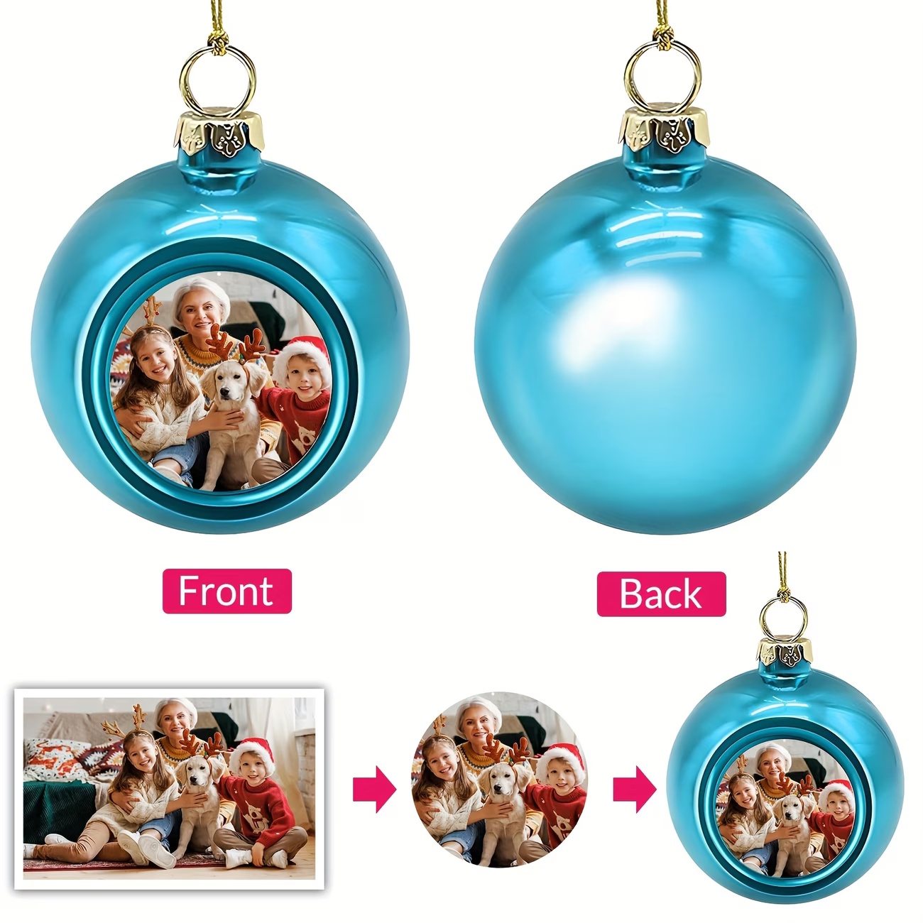 เครื่องประดับคริสต์มาสแบบกำหนด - Home Christmas Decor บทวิจารณ์และราคา