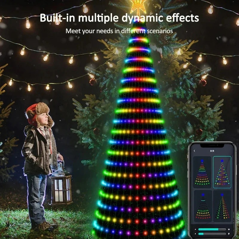 ไฟประดับต้นคริสต์มาสรูปดาว RGB - Home Christmas Decor บทวิจารณ์และราคา