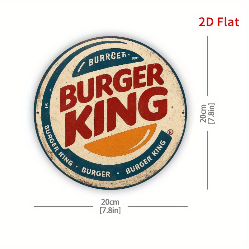 โลโก้เบอร์เกอร์คิงแบบย้อนยุคทำ - Home Decor Logo บทวิจารณ์และราคา