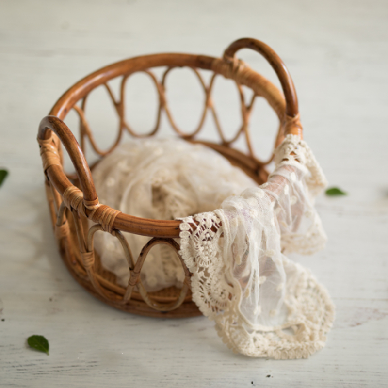 ตะกร้าหวายสำหรับเด็กแรกเกิดอุป - Home Decor Rattan บทวิจารณ์และราคา