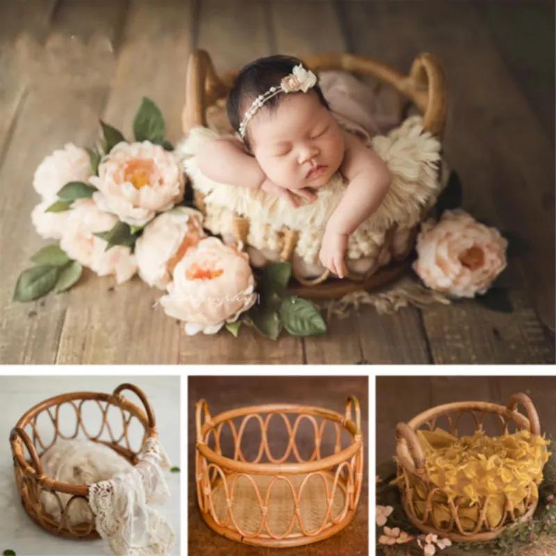 ตะกร้าหวายสำหรับเด็กแรกเกิดอุป - Home Decor Rattan บทวิจารณ์และราคา