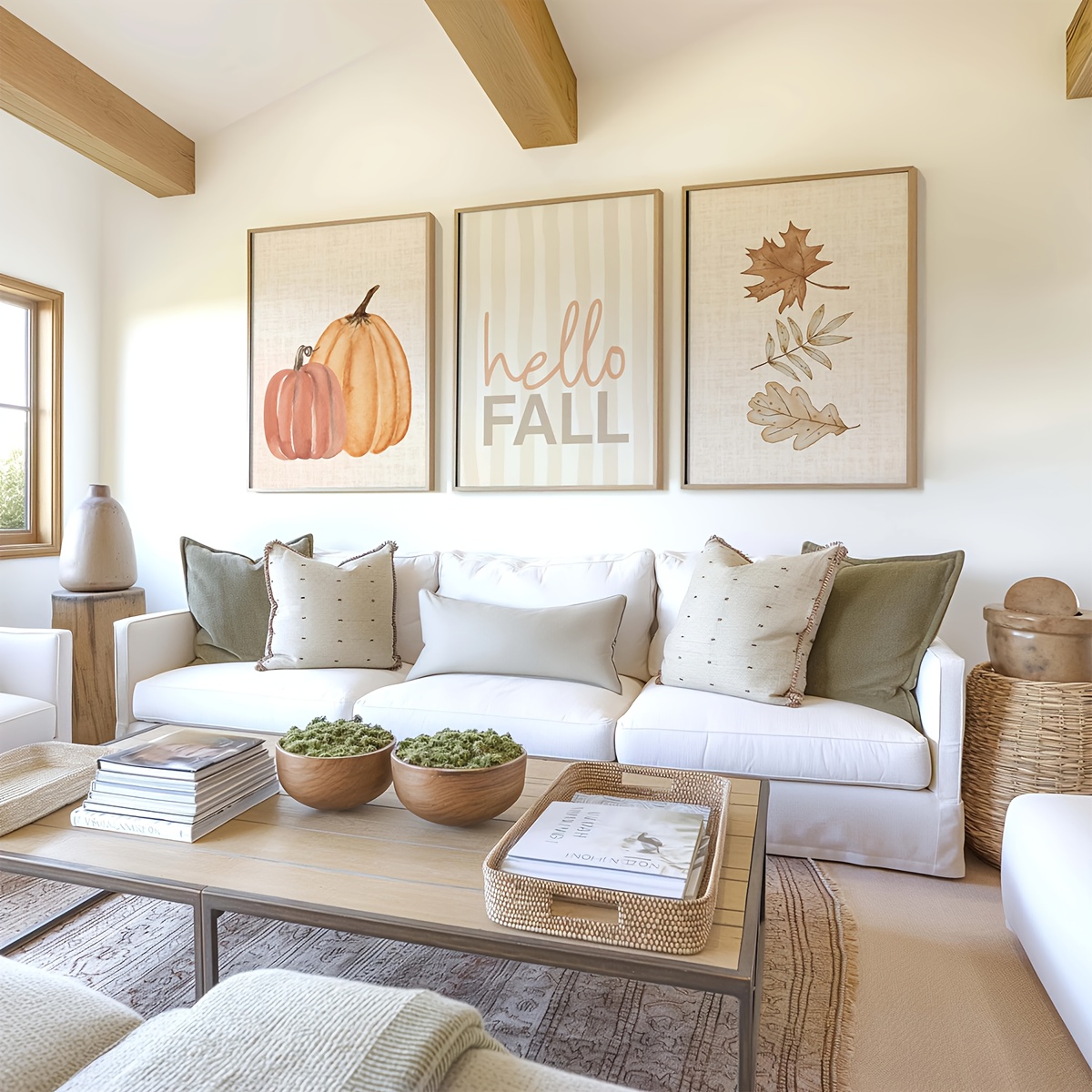 ภาพพิมพ์บนผ้าใบลายโลโก้ Hello  - Home Decor Logo บทวิจารณ์และราคา