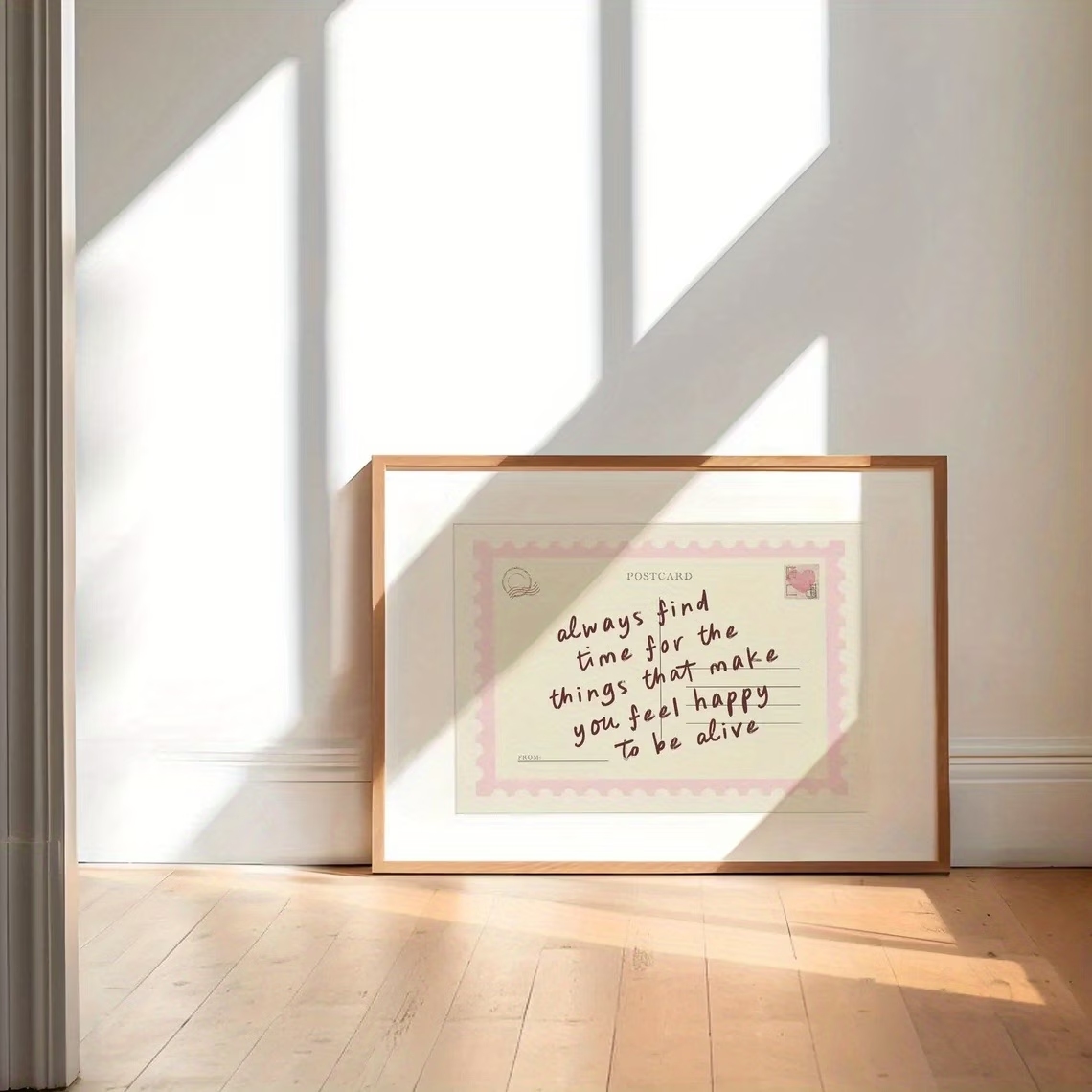 โปสการ์ดสไตล์เรโทรที่ส่งเสริมใ - Home Decor Reviews บทวิจารณ์และราคา