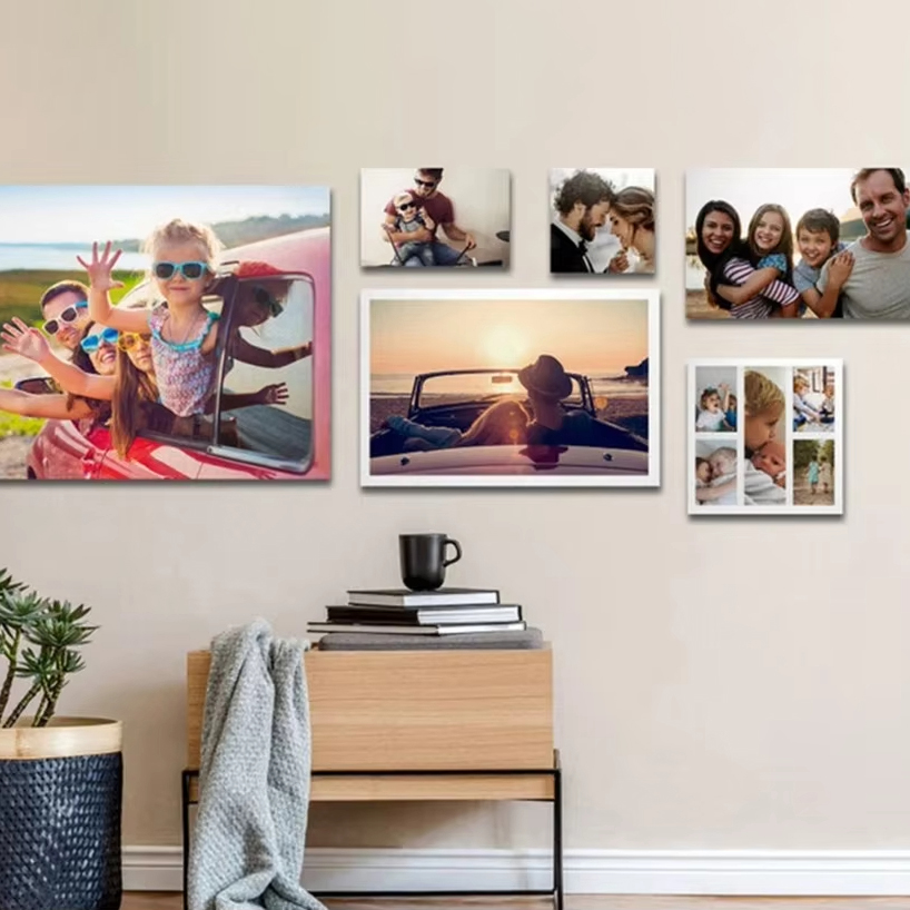 พิมพ์ภาพบนผ้าแคนวาสแบบไร้กรอบต - Home Decor Reviews บทวิจารณ์และราคา