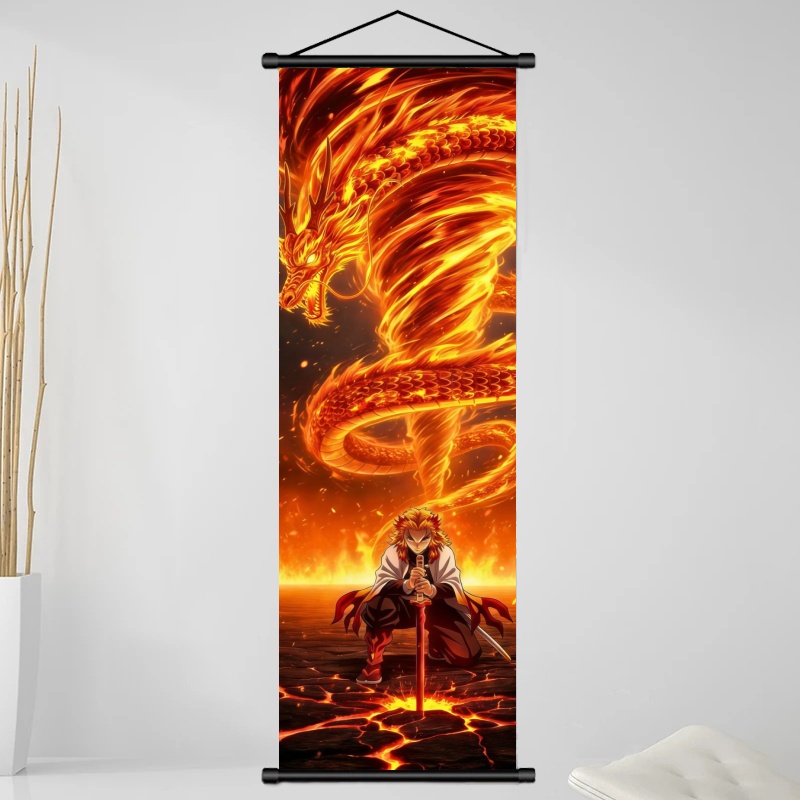 ผ้าพิมพ์ลายอนิเมะ Demon Slayer - Home Decor Reviews บทวิจารณ์และราคา