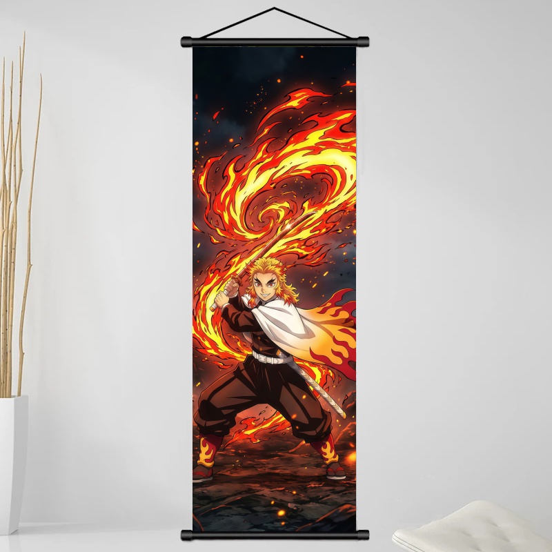 ผ้าพิมพ์ลายอนิเมะ Demon Slayer - Home Decor Reviews บทวิจารณ์และราคา
