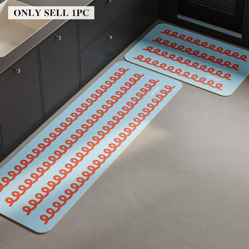 พรมปูพื้นครัว PVC กันน้ำ กันน้ - Home Decor Dopamine บทวิจารณ์และราคา