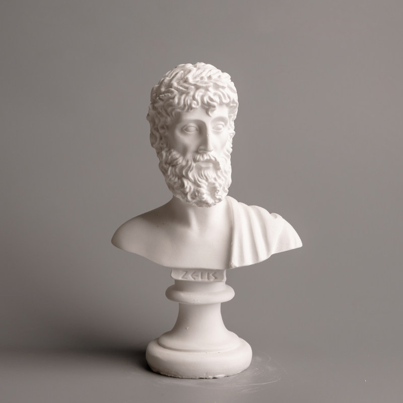 ซุส รูปปั้นจากตำนานเทพเจ้ากรีก - Home Decor From Clay บทวิจารณ์และราคา