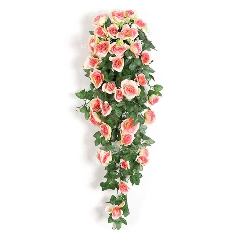 ดอกกุหลาบประดิษฐ์ดอกไม้หวายเคร - Home Decor Rattan บทวิจารณ์และราคา