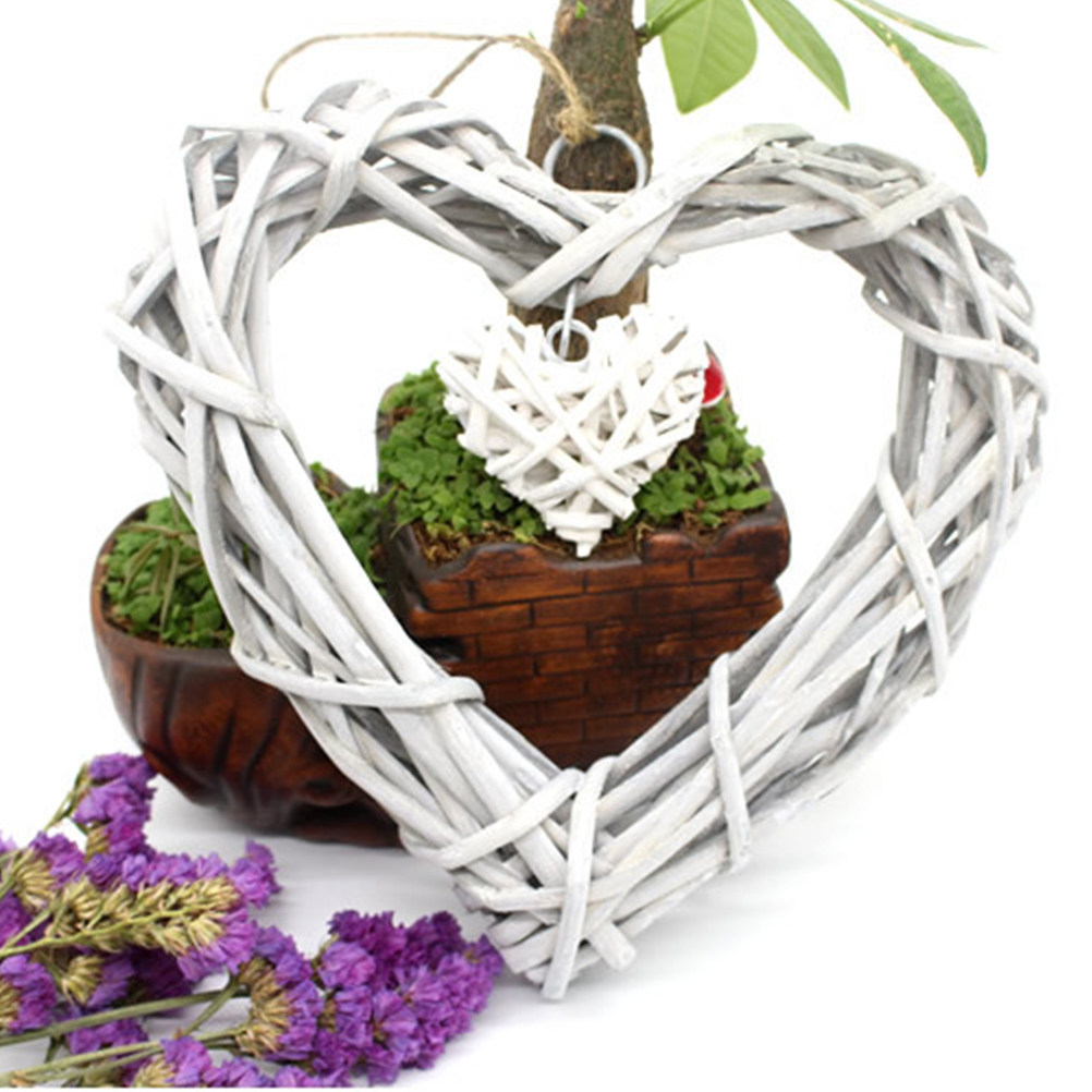 ของตกแต่งรูปหัวใจสไตล์ชนบท งาน - Home Decor Rattan บทวิจารณ์และราคา