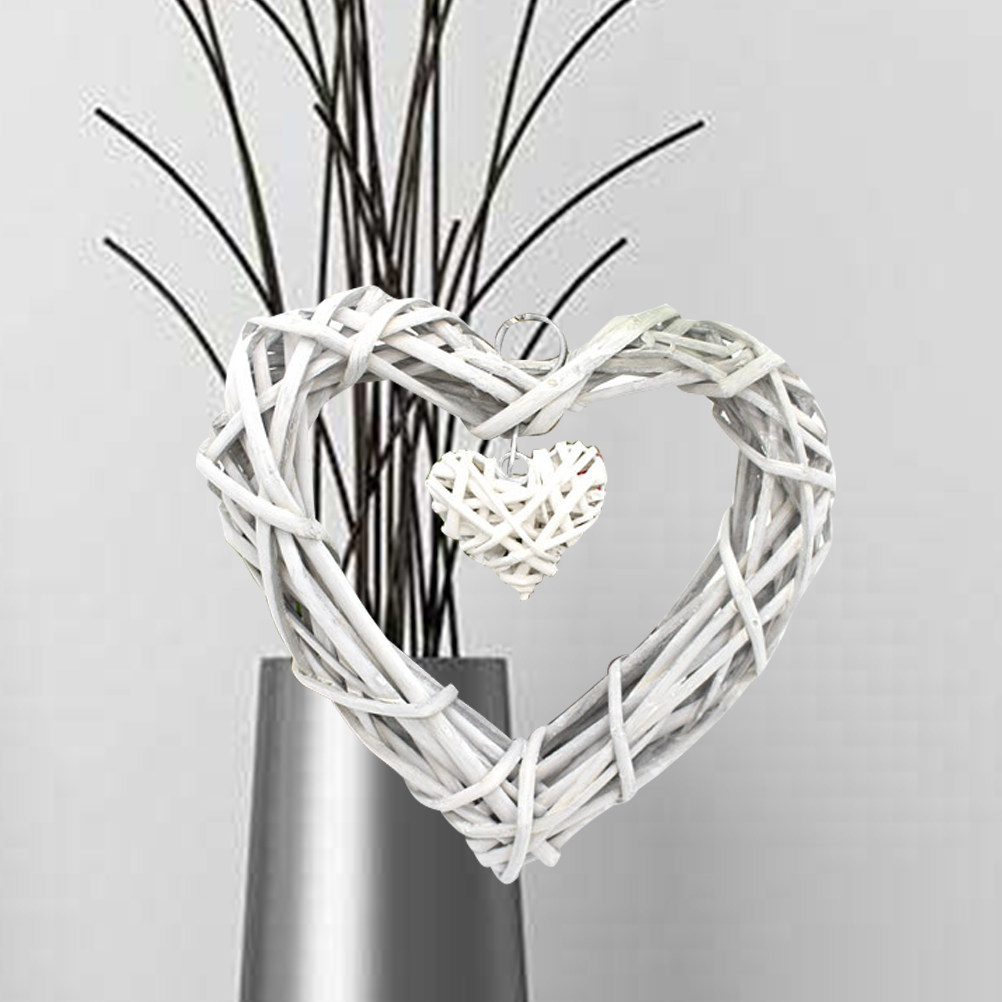 ของตกแต่งรูปหัวใจสไตล์ชนบท งาน - Home Decor Rattan บทวิจารณ์และราคา