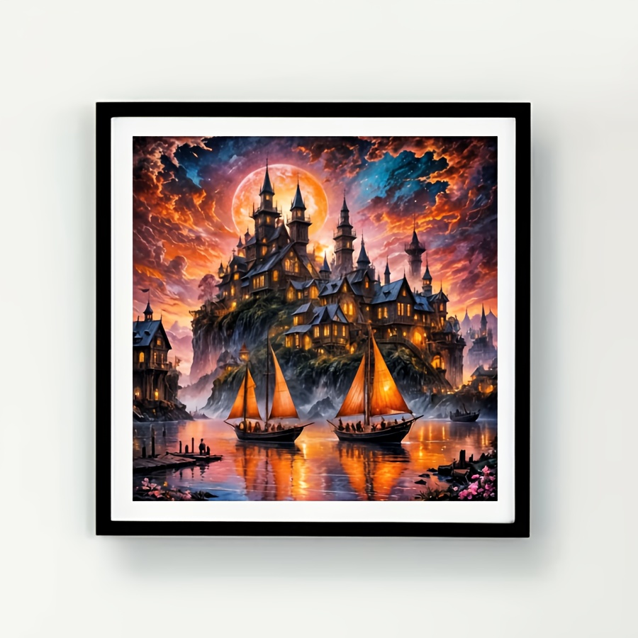 ปราสาทใต้แสงจันทร์เต็มดวงจิ๊กซ - Home Decor Under 500 บทวิจารณ์และราคา